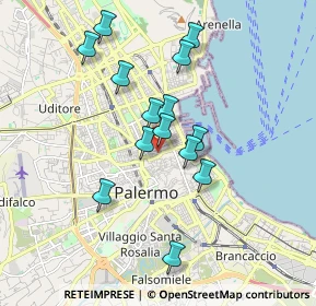 Mappa Via generale Magliocco, 90141 Palermo PA, Italia (1.74714)