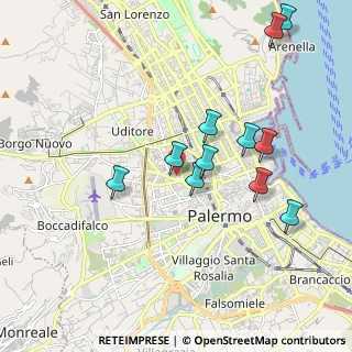 Mappa Via Francesco Maria Maggio, 90145 Palermo PA, Italia (2.13455)