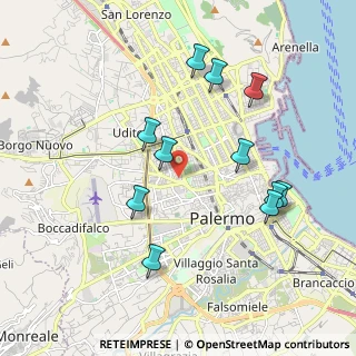 Mappa Via Francesco Maria Maggio, 90145 Palermo PA, Italia (2.16727)