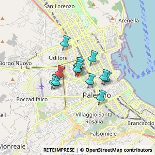 Mappa Via Francesco Maria Maggio, 90145 Palermo PA, Italia (1.22917)