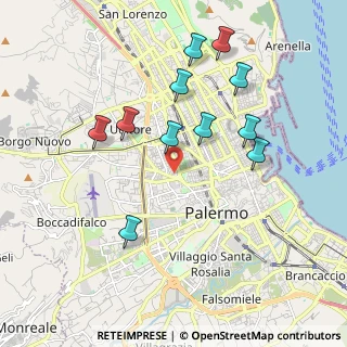 Mappa Via Francesco Maria Maggio, 90145 Palermo PA, Italia (2.11364)