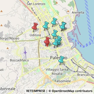 Mappa Via Francesco Maria Maggio, 90145 Palermo PA, Italia (1.49636)