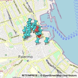 Mappa Via Antonio Gagini, 90133 Palermo PA, Italia (0.648)