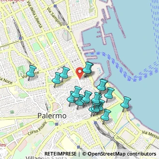Mappa Via Antonio Gagini, 90133 Palermo PA, Italia (0.9435)