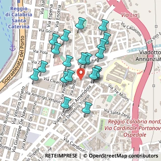 Mappa Via Ibico, 89123 Reggio di Calabria RC, Italia (0.218)