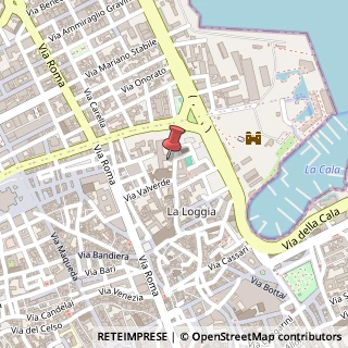 Mappa Via Squarcialupo,  45, 90133 Palermo, Palermo (Sicilia)