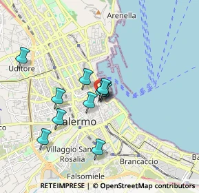 Mappa Via Squarcialupo, 90133 Palermo PA, Italia (1.55818)