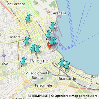 Mappa Via Sant'Alessandro, 90133 Palermo PA, Italia (1.83182)