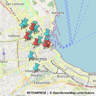 Mappa Via Sant'Alessandro, 90133 Palermo PA, Italia (1.91786)