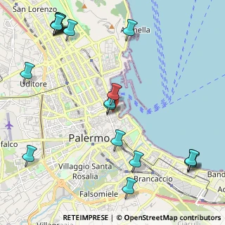 Mappa Via Sant'Alessandro, 90133 Palermo PA, Italia (3.21789)