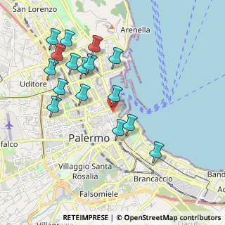 Mappa Via Sant'Alessandro, 90133 Palermo PA, Italia (2.21563)