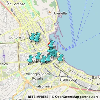 Mappa Via Sant'Alessandro, 90133 Palermo PA, Italia (1.36667)