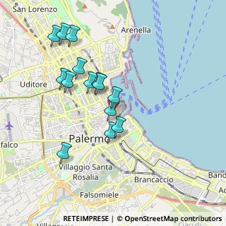 Mappa Via Sant'Alessandro, 90133 Palermo PA, Italia (1.95071)