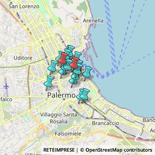 Mappa Via Sant'Alessandro, 90133 Palermo PA, Italia (0.997)
