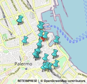 Mappa Via Squarcialupo, 90133 Palermo PA, Italia (0.963)