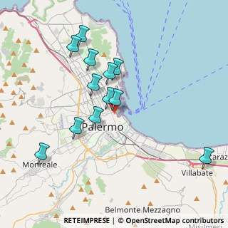 Mappa Via Sant'Alessandro, 90133 Palermo PA, Italia (4.0125)