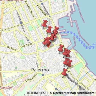 Mappa Via Gioacchino Vaglica, 90141 Palermo PA, Italia (0.75857)