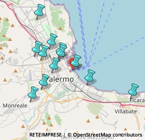 Mappa P.za Capitaneria di Porto, 90133 Palermo PA, Italia (3.98)