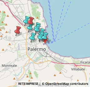 Mappa P.za Capitaneria di Porto, 90133 Palermo PA, Italia (2.85091)