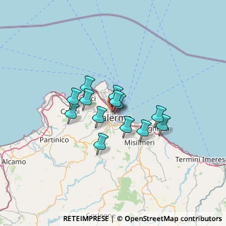 Mappa Via Guglielmo Marconi, 90141 Palermo PA, Italia (10.29923)