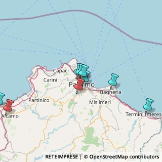 Mappa Via Guglielmo Marconi, 90141 Palermo PA, Italia (27.4275)