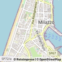 Mapa Milazzo
