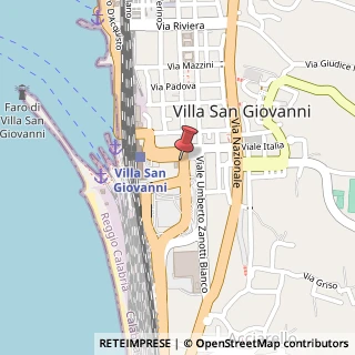 Mappa Via Guglielmo Marconi Traversa A, 5, 89018 Villa San Giovanni, Reggio di Calabria (Calabria)