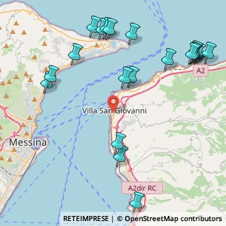 Mappa Via Polinca, 89018 Villa San Giovanni RC, Italia (6.183)
