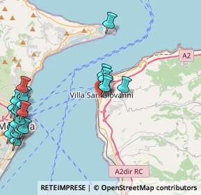 Mappa Via Polinca, 89018 Villa San Giovanni RC, Italia (5.9515)