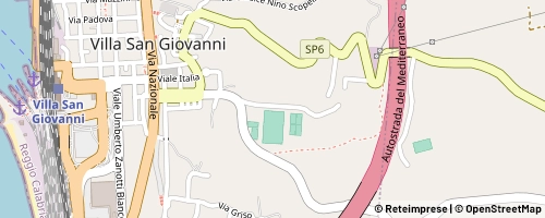 Mappa Villa San Giovanni