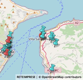 Mappa Via Francesco Bal, 89018 Villa San Giovanni RC, Italia (5.852)