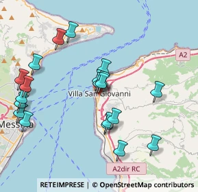 Mappa Via Francesco Bal, 89018 Villa San Giovanni RC, Italia (4.5235)