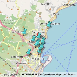 Mappa Via Leonardo Sciascia, 98168 Messina ME, Italia (1.5375)
