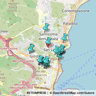 Mappa Via Leonardo Sciascia, 98168 Messina ME, Italia (0.815)