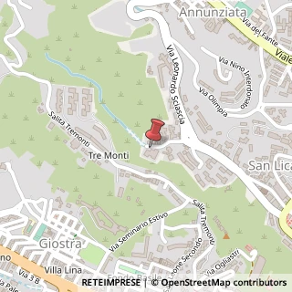Mappa Via dei Monti, 9, 98168 Messina, Messina (Sicilia)