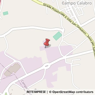 Mappa Via Zona Industriale, 3, 89052 Campo Calabro, Reggio di Calabria (Calabria)
