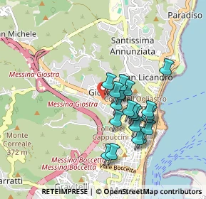 Mappa Via S. Bernardo, 98121 Messina ME, Italia (0.8435)
