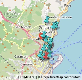 Mappa Via S. Bernardo, 98121 Messina ME, Italia (1.48533)