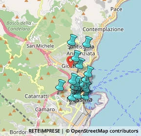 Mappa Via Monte Abetone, 98121 Messina ME, Italia (1.54889)