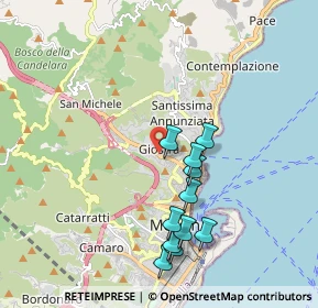 Mappa Via Monte Abetone, 98121 Messina ME, Italia (2.07182)
