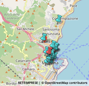 Mappa Via Monte Abetone, 98121 Messina ME, Italia (1.60824)