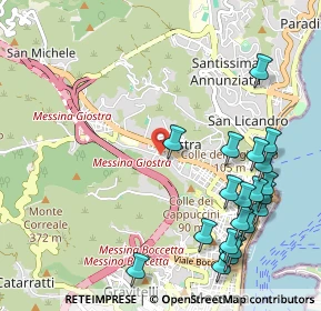 Mappa Via Gaetano Alibrandi, 98121 Messina ME, Italia (1.438)