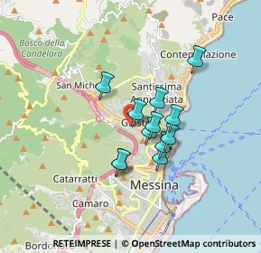 Mappa Vico Lusitano, 98121 Messina ME, Italia (1.33333)