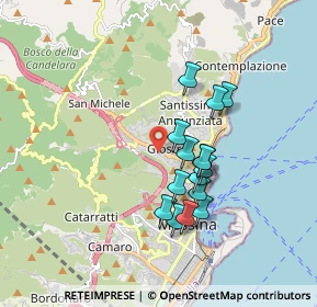 Mappa Vico Lusitano, 98121 Messina ME, Italia (1.62267)