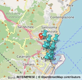 Mappa Vico Lusitano, 98121 Messina ME, Italia (1.52333)