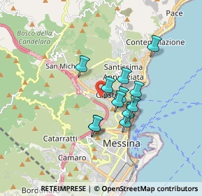 Mappa Via Mastroguglielmo, 98121 Messina ME, Italia (1.3775)