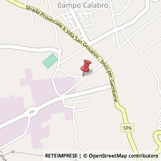 Mappa Via Patera,  21, 89052 Campo Calabro, Reggio di Calabria (Calabria)