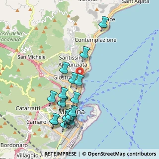Mappa Via Principessa Mafalda, 98121 Messina ME, Italia (2.36)