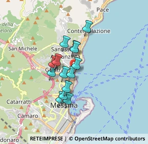 Mappa Viale della Libertà, 98123 Messina ME, Italia (1.365)