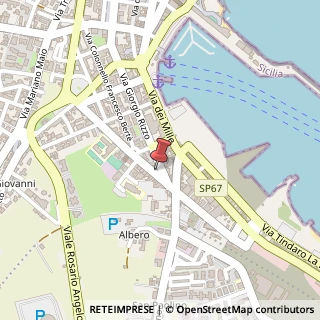 Mappa Via Colonnello Francesco Magistri, 107, 98057 Milazzo, Messina (Sicilia)